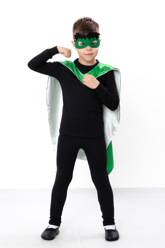 Маскарадний плащ із маскою "Супергерої"